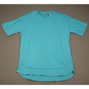 Royce Brand Women's Oversized Vintage Poncho Top‎ - Blue - Size L